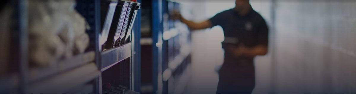 Technician Gathering Parts